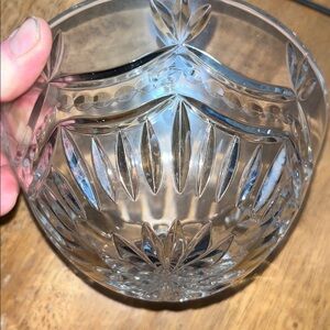 Vintage European Gorham Cut Crystal Bowl